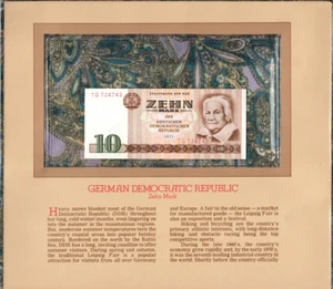 Most Treasured Banknotes GDR East Germany 1971 10 Marks P 28a UNC TG 734743 - Picture 1 of 3