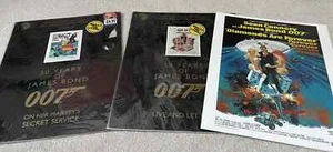 JAMES BOND SEAN GEORGE ROGER 007 50TH ANN LOBBY CARD SET(S) X 3 OHMSS DAF LALD - Picture 1 of 4