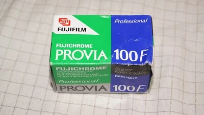 Fujifilm Fujichrome Provia 100F 36exp 35MM Slide Film Expired 06/2008 Daylight - Image 1 of 2