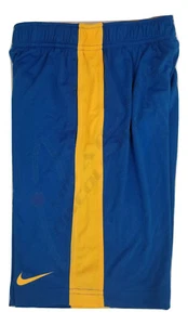New Nike Dri-Fit 403942 Boys Training Shorts Color 417 Blue Orange Size Small - Picture 1 of 2