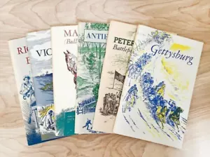 Lot of Six Civil War Battlefields Historical Handbooks w Photos,Documents & Maps - Foto 1 di 10