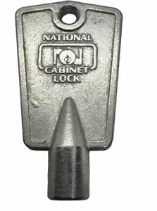 NATIONAL CABINET LOCK D8591 Freezer Lock Key Wrench, Pentagon Shape, Die-Cast - Picture 1 of 7