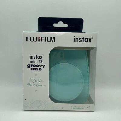 Fuji Fujifilm Instax mini 7s Chevron Groovy Estuche con correa para el hombro "verde" Foto 1 de 4