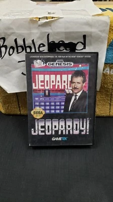 CIB JEOPARDY! SEGA GENESIS VIDEO GAME COMPLETE IN BOX - Image 1 of 4