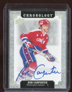 2018-19 Chronology Franchise History Autographs #FHWABC Bob Carpenter - Picture 1 of 1