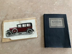 1924 Sunbeam Motor Car 14/40 h.p Four Cylinder Handbook of Instructions Manual - Picture 1 of 7