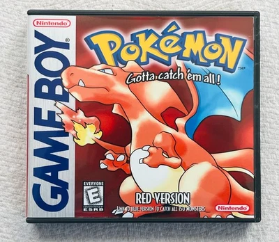 Pokemon Versión Roja SOLO ESTUCHE Game Boy Caja Pokémon Nintendo DS Estuche Tamaño Foto 1 de 4