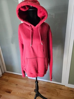 Sudadera con capucha roja SuperDry con bolsillos talla XL Foto 1 de 4