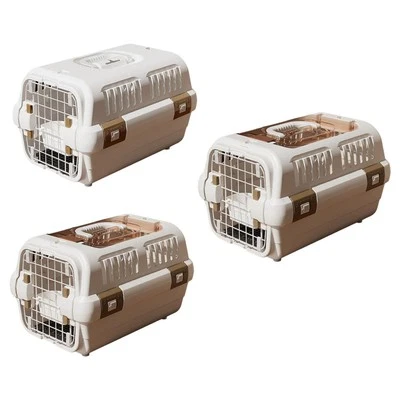 Cat Carrier Dog Kennel Dog Transport Box Dog Crate for Small Dog Cat Puppy - Bild 1 von 2
