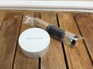 Sheer Cover Perfect Shade Mineral Foundation Medium 4g Full Size Sealed W/Brush - Picture 1 of 2