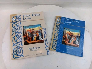 First Form Latin Bundle Student Workbook/Student Text Never Used Good Condition - Picture 1 of 16