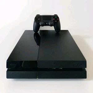 Sony PlayStation 4 500GB Console - Jet Black Con Joystick V2 E Cavi - Imagen 1 de 8