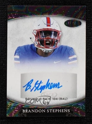 2021 Sage Aspire Rainbow Brandon Stephens #ASP-114 Rookie Auto RC - Image 1 of 2