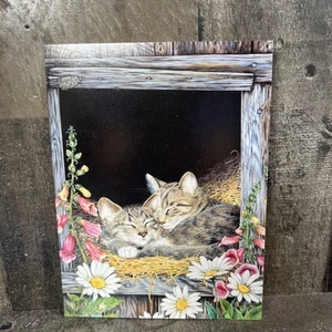 Vintage Leanin' Tree Cats Kittens Greeting Card By Jane Maday With Envelope New - Picture 1 of 6