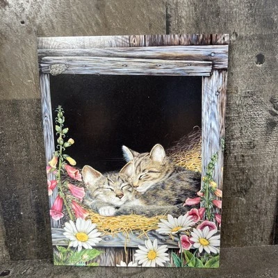Vintage Leanin' Tree Cats Kittens Greeting Card  By Jane Maday With Envelope New - Image 1 of 4