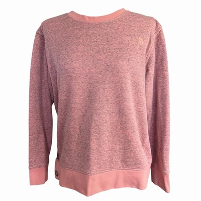 Sudadera para mujer The North Face Everyday polar cuello redondo rosa brezo broches de presión Foto 1 de 4