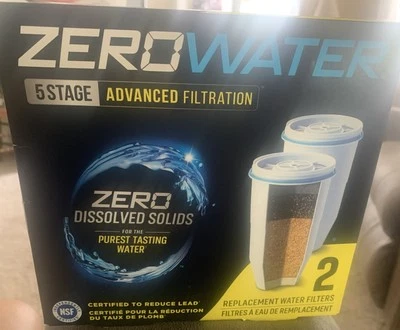 Zero Water 5 Stage Filtrstion 2 Pk Replacement Filters - Image 1 of 4