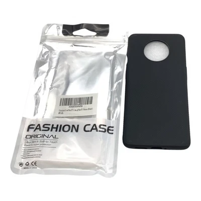 Fashion Case For OnePlus 7T Phone Black Ultra Slim Soft-To-Touch Protective Cove - Image 1 of 4