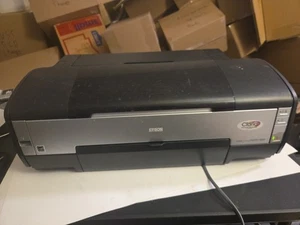 Epson Stylus Photo 1400 Wide-Format Color Inkjet - C11C655001 Tested Working! - Picture 1 of 7