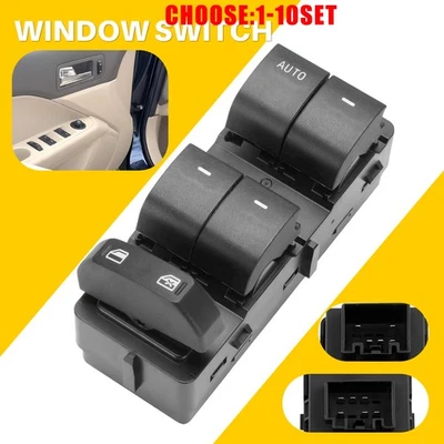 Interruptor de ventana eléctrica delantero izquierdo para Ford F-250 F-350 Super Duty 2008 09 10 1-10X Foto 1 de 4