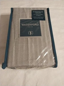 Waterford Lysander Platinum Euro Sham tamaño 30” x 30” se adapta a almohada de 26” x 26” nueva con etiquetas - Imagen 1 de 12
