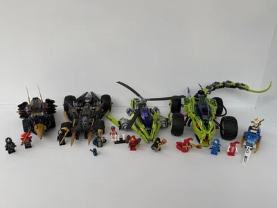 Lote LEGO Ninjago - Juegos completos: 9445, 9444, 9443, 70502 (minifiguras incluidas) Foto 1 de 4