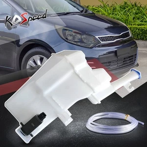 Tanque de botella de depósito de lavadora parabrisas con bomba de fluido + tapa para 12-15 Rio Hatchback - Imagen 1 de 7