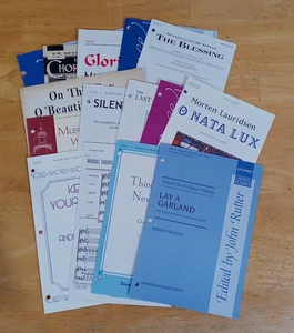 14 Noten Chor Halleluja, Deo Gracias, Keep Your Lamps! Christian Ephemera - Bild 1 von 8