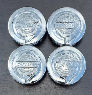 New (4) Chrysler PT Cruiser Town & Country 2-1/8" Chrome Center Caps 4895899AB - Image 1 of 4