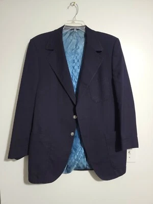 Blazer David of Miami Beach Louis Roth Ropa Azul Oscuro Chaqueta De Colección Talla 44L Foto 1 de 4