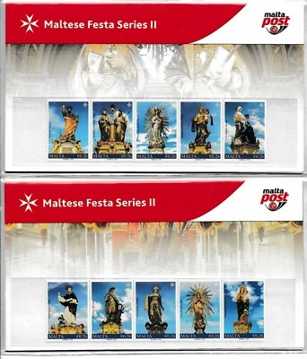 Malta 2018 Presentation Pack Maltese Festa Statues MNH 2 Photos Mint/Never Hinge - Image 1 of 3