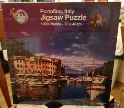 PORTOFINO IN ITALY - 1000 PIECE JIGSAW PUZZLE 73 X 48CM NEW SEALED FREE UK POST - Image 1 of 3