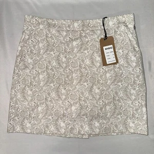 Women's Golf MDC Woven Cotton Skort Tan Size 38 - Picture 1 of 4