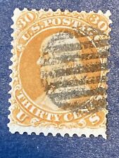 US Stamps - SC# 71 - Used - Grid Cancel  - SCV = $225.00