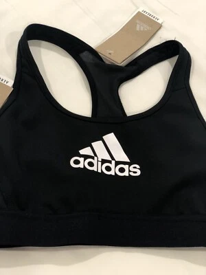 adidas Women's AEROREADY Training Medium Support Bra BLACK SIzeXS - Image 1 of 4