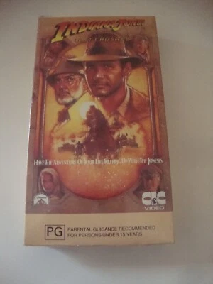 VHS TAPE   INDIANA JONES & THE LAST CRUSADE  NEW SEALED! - image 1 of 4