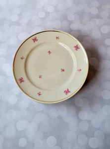 Vintage Red Rose & Cream Johahn Haviland Bavaria Plates Set of 6 7 1/2" - Picture 1 of 7