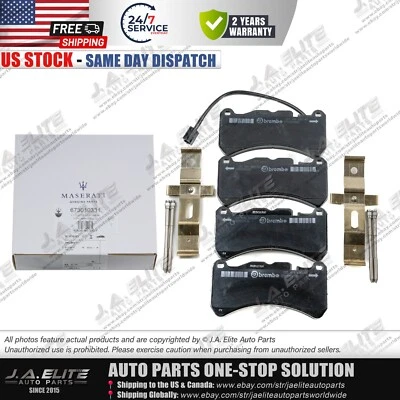 Juego de pastillas de freno delanteras genuinas para Maserati Ghibli Quattroporte (pinzas de 6 pistones) Foto 1 de 4