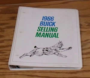 Álbum original de 1966 de venta manual de Buick sala de exposición 66 Riviera Gran Sport - Imagen 1 de 6
