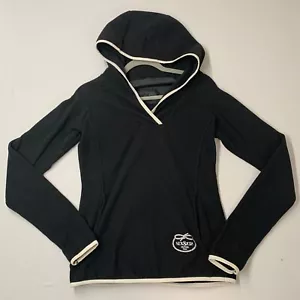 Suéter 686 Everywhere para mujer S negro polar con capucha sudadera con capucha manga larga informal - Imagen 1 de 9
