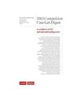 2013 Competition Case Law Digest A synthesis of EU and national leading case