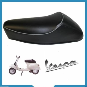 SELLA NERA SELLINO VESPA 50 SPECIAL R L N MONOPOSTO CON GOBBA MODELLO ORIGINALE - Picture 1 of 1