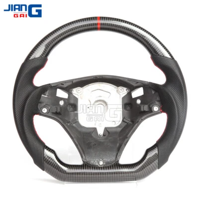 For BMW 328i Carbon Fiber Steering Wheel M3 E90 E91 E92 E93 335i DTC 2008-2012 - Image 1 of 4