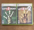 LEFT 4 DEAD 1 & 2 -Microsoft Xbox 360 Video Game 1: No Manual 2: CIB (2008-2009)