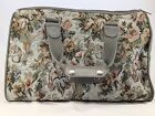 Vintage 1980s Jordache Floral Tapestry Bag - Carry-on/Weekend Bag 