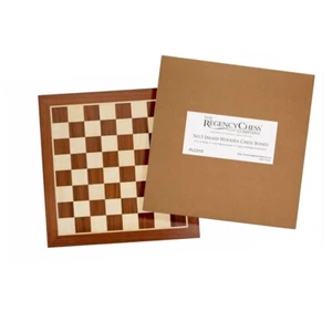 Wooden Chess Board - 19 Inch No.5 Inlaid Mahogany - Picture 1 of 10