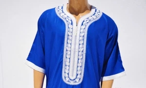 New Original collection Moroccan Men Caftan Abaya Dishdasha Arab Kameez Gandoura - Picture 1 of 56