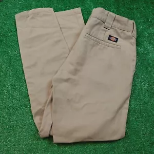 Dickies Chino Hose Herren 32x32 Beige Zip Fly Straight Slim Fit Freizeithose - Bild 1 von 13