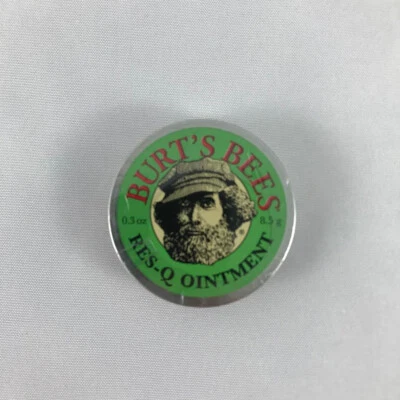 NEW! BURT'S BEES RES-Q OINTMENT 0.30 OZ TIN TRIAL SIZE - W/ Lavender & Vitamin E - Image 1 of 2