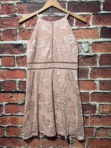 BCX Girls Size 16 Floral Lace Dress Sleeveless Blush Color NWOT - Picture 1 of 4